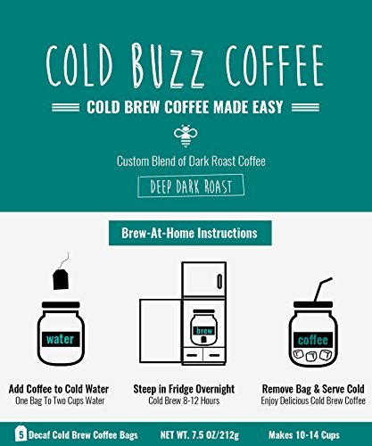 Dark Roast Cold Brew Coffee 5-Pack